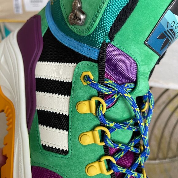 GUCCI TECHNOCANVAS 721392 MEN'S SNEAKERS SHOES, GUCCI sz 8 - Picture 9 of 15